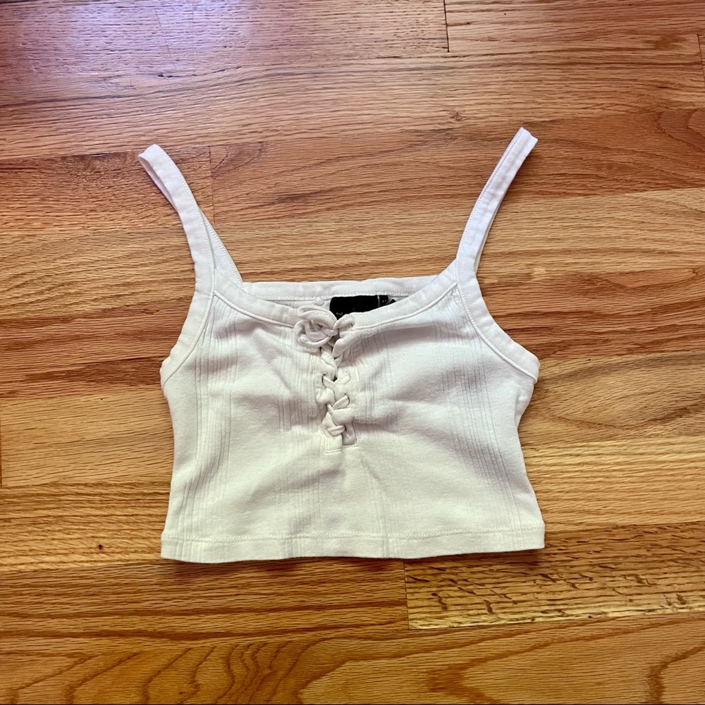 UO Tie-Front Crop Top